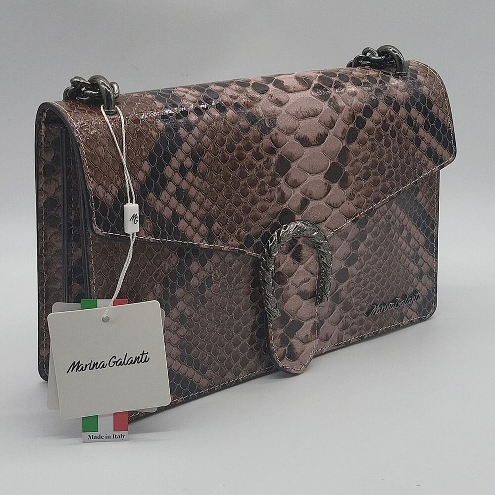Marina Galanti Crossbody Bag Genuine Italian Leather NWT